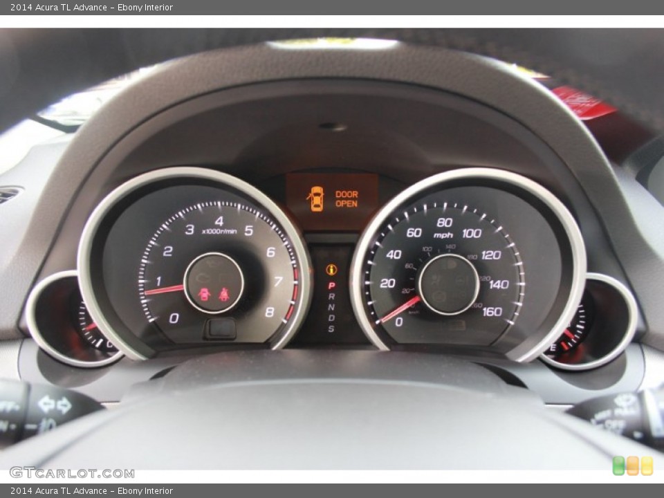 Ebony Interior Gauges for the 2014 Acura TL Advance #88266329