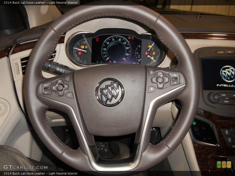 Light Neutral Interior Steering Wheel for the 2014 Buick LaCrosse Leather #88266578