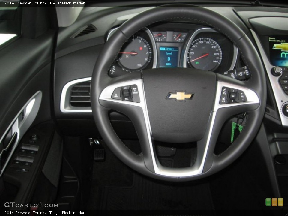 Jet Black Interior Steering Wheel for the 2014 Chevrolet Equinox LT #88266734