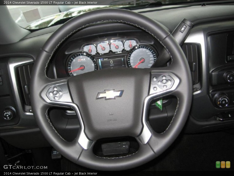 Jet Black Interior Steering Wheel for the 2014 Chevrolet Silverado 1500 LT Regular Cab #88267232