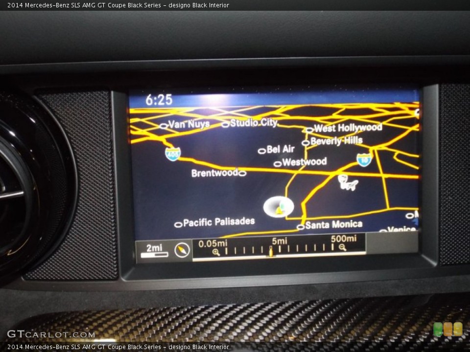 designo Black Interior Navigation for the 2014 Mercedes-Benz SLS AMG GT Coupe Black Series #88269045