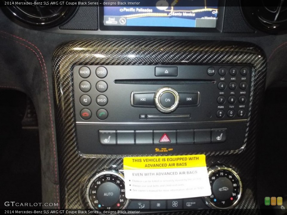 designo Black Interior Controls for the 2014 Mercedes-Benz SLS AMG GT Coupe Black Series #88269092