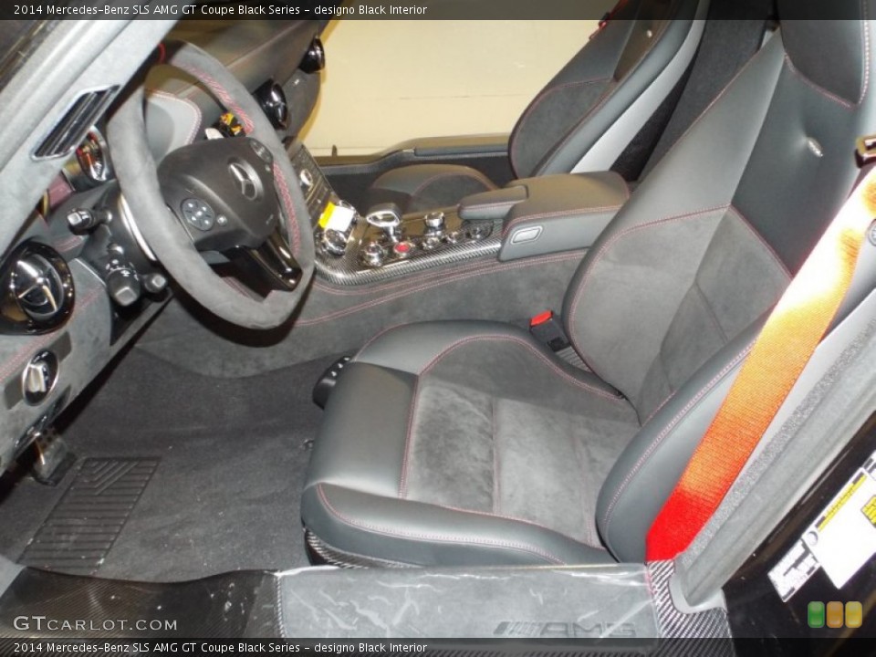 designo Black Interior Front Seat for the 2014 Mercedes-Benz SLS AMG GT Coupe Black Series #88269338