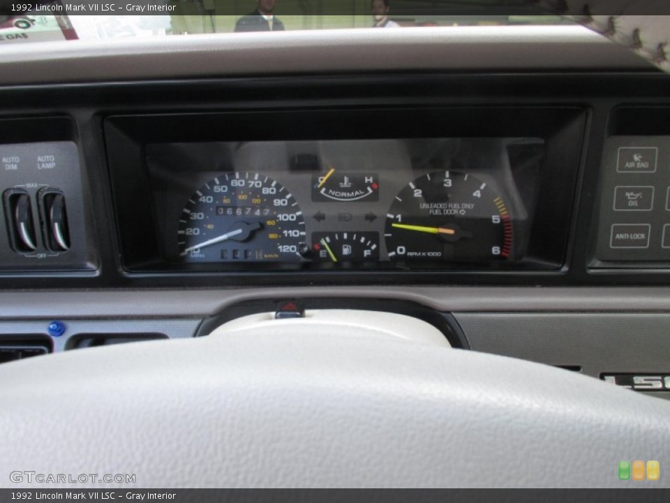 Gray Interior Gauges for the 1992 Lincoln Mark VII LSC #88271825