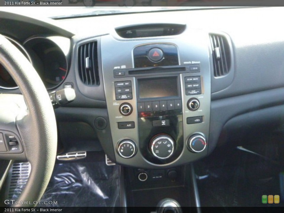 Black Interior Controls for the 2011 Kia Forte SX #88274045