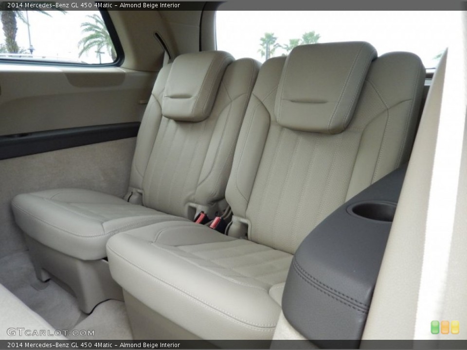Almond Beige Interior Rear Seat for the 2014 Mercedes-Benz GL 450 4Matic #88278140