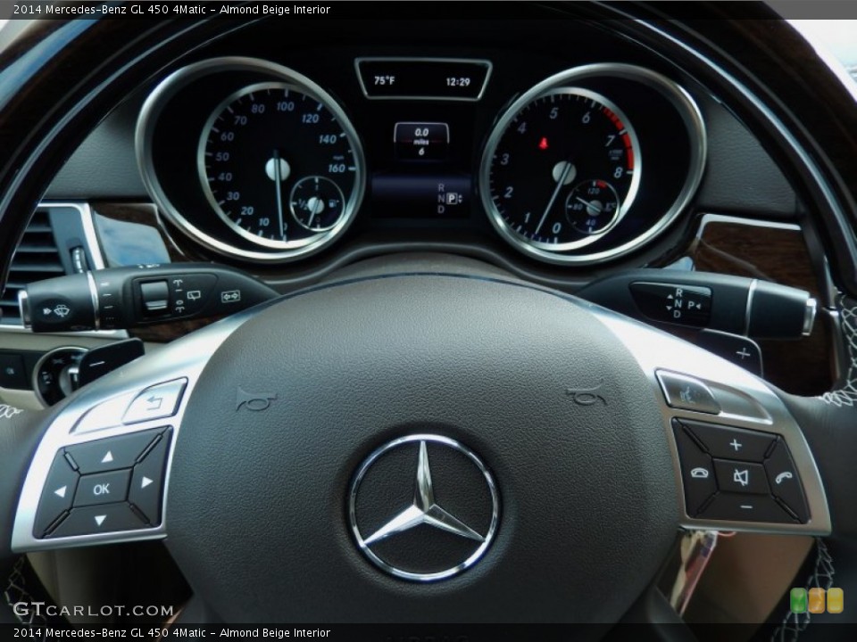 Almond Beige Interior Gauges for the 2014 Mercedes-Benz GL 450 4Matic #88278200