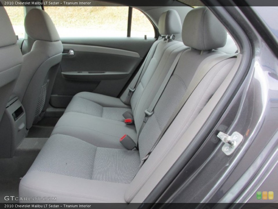 Titanium Interior Rear Seat for the 2010 Chevrolet Malibu LT Sedan #88281557