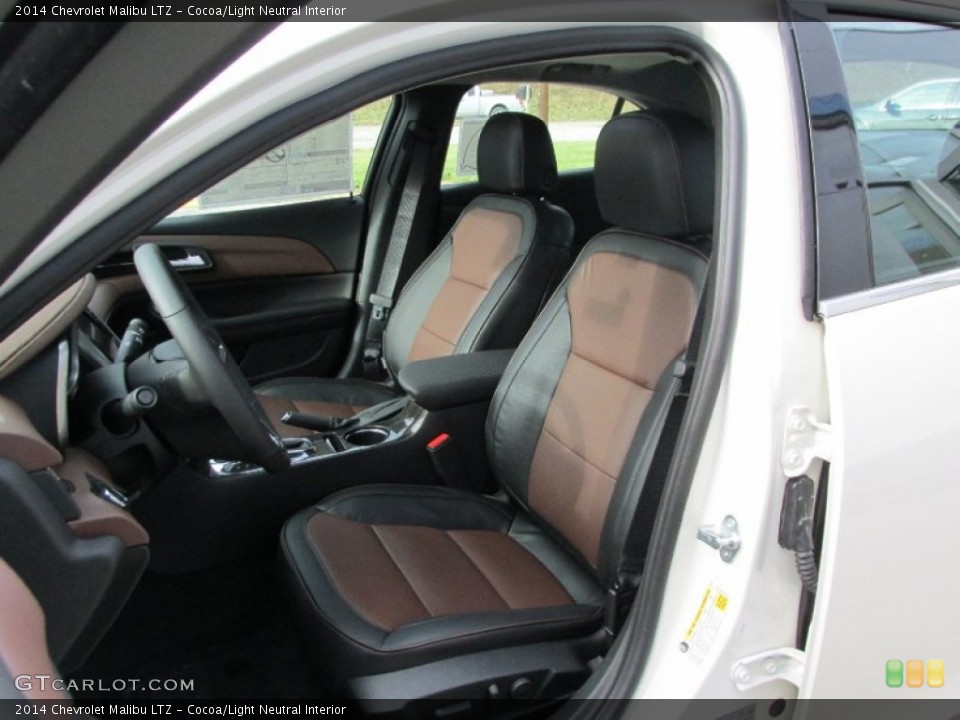 Cocoa/Light Neutral Interior Front Seat for the 2014 Chevrolet Malibu LTZ #88282356