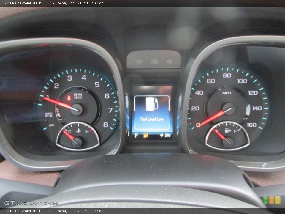 Cocoa/Light Neutral Interior Gauges for the 2014 Chevrolet Malibu LTZ #88282430