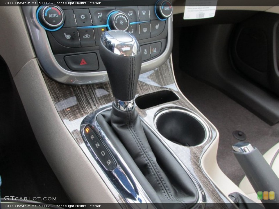 Cocoa/Light Neutral Interior Transmission for the 2014 Chevrolet Malibu LTZ #88283147