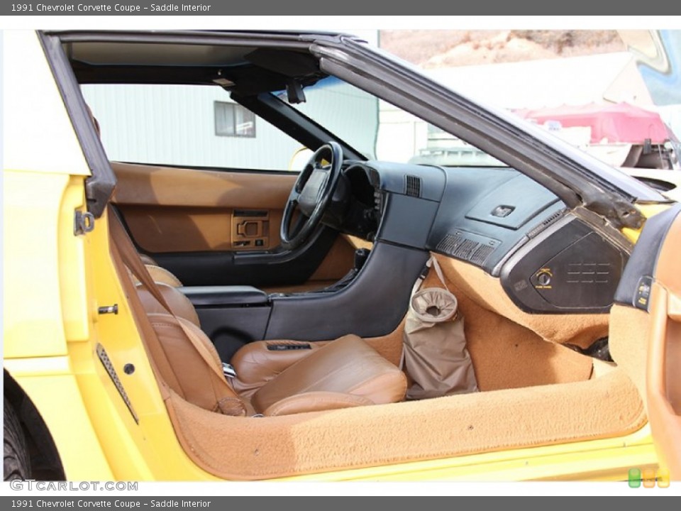 Saddle Interior Photo for the 1991 Chevrolet Corvette Coupe #88285032