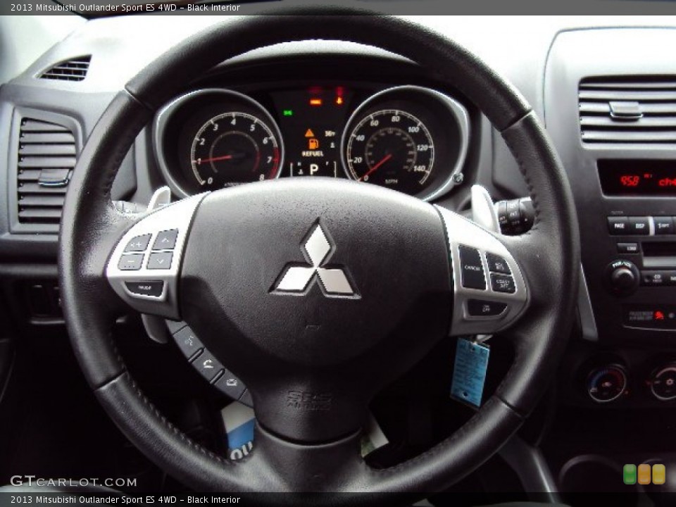 Black Interior Steering Wheel for the 2013 Mitsubishi Outlander Sport ES 4WD #88286406