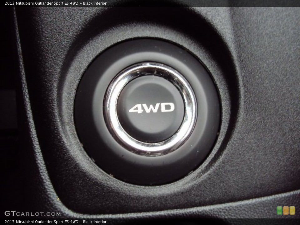 Black Interior Controls for the 2013 Mitsubishi Outlander Sport ES 4WD #88286502