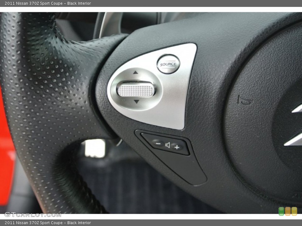 Black Interior Controls for the 2011 Nissan 370Z Sport Coupe #88287255