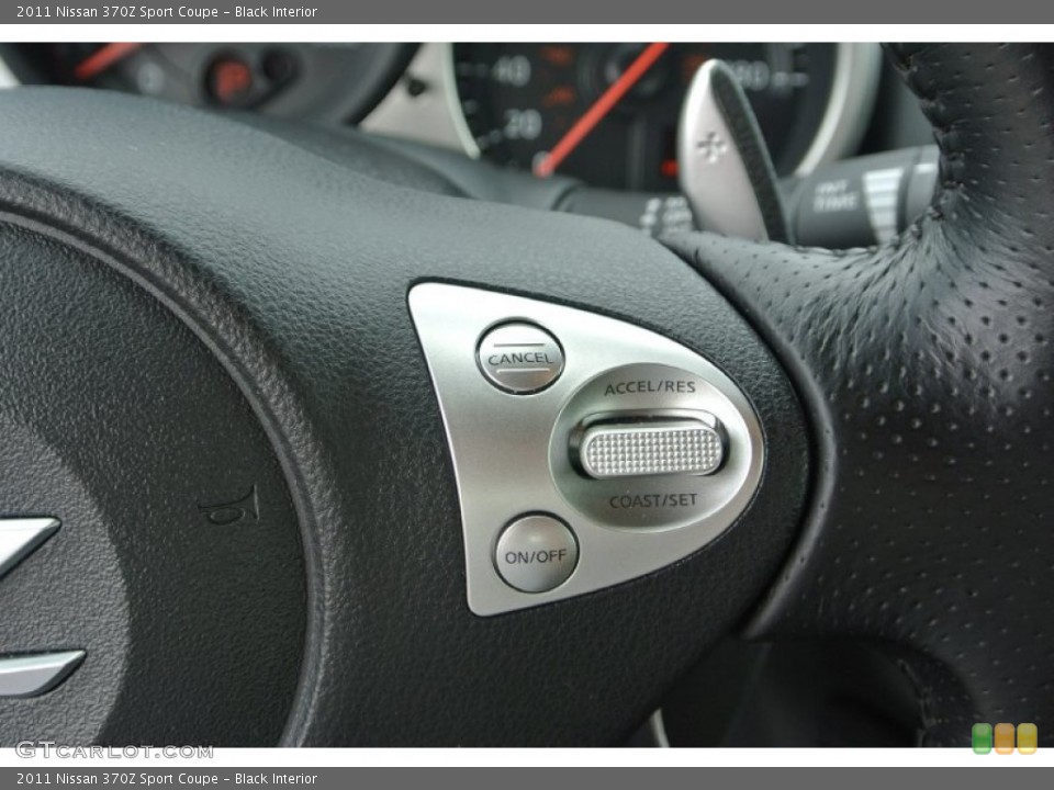 Black Interior Controls for the 2011 Nissan 370Z Sport Coupe #88287282