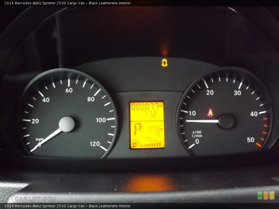 Black Leatherette Interior Gauges for the 2014 Mercedes-Benz Sprinter 2500 Cargo Van #88287795