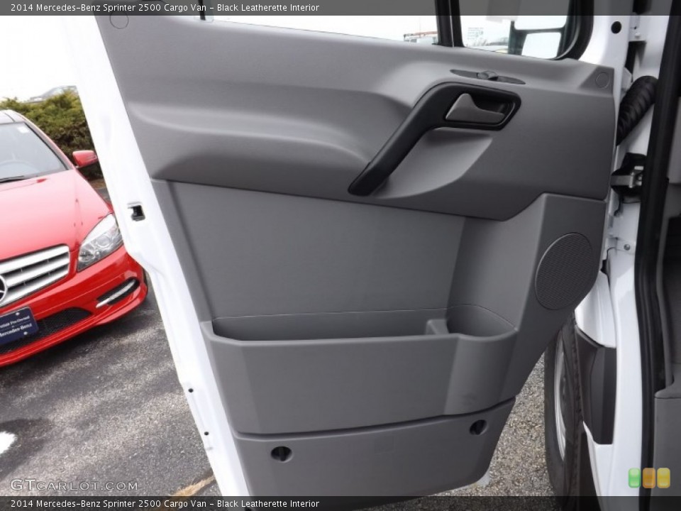 Black Leatherette Interior Door Panel for the 2014 Mercedes-Benz Sprinter 2500 Cargo Van #88287867