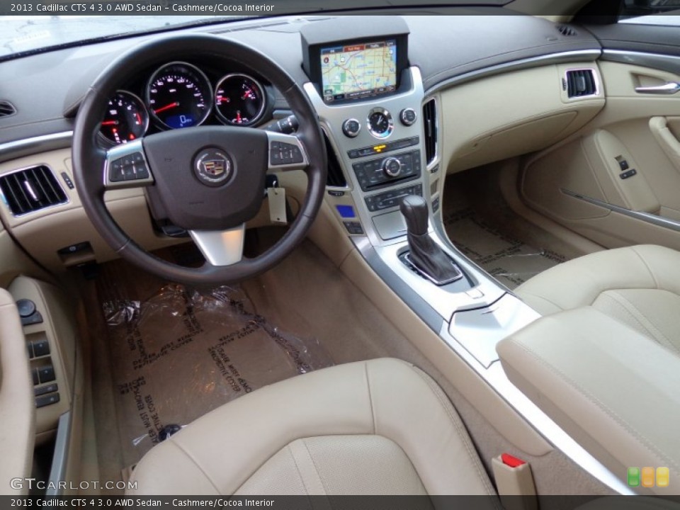 Cashmere/Cocoa 2013 Cadillac CTS Interiors