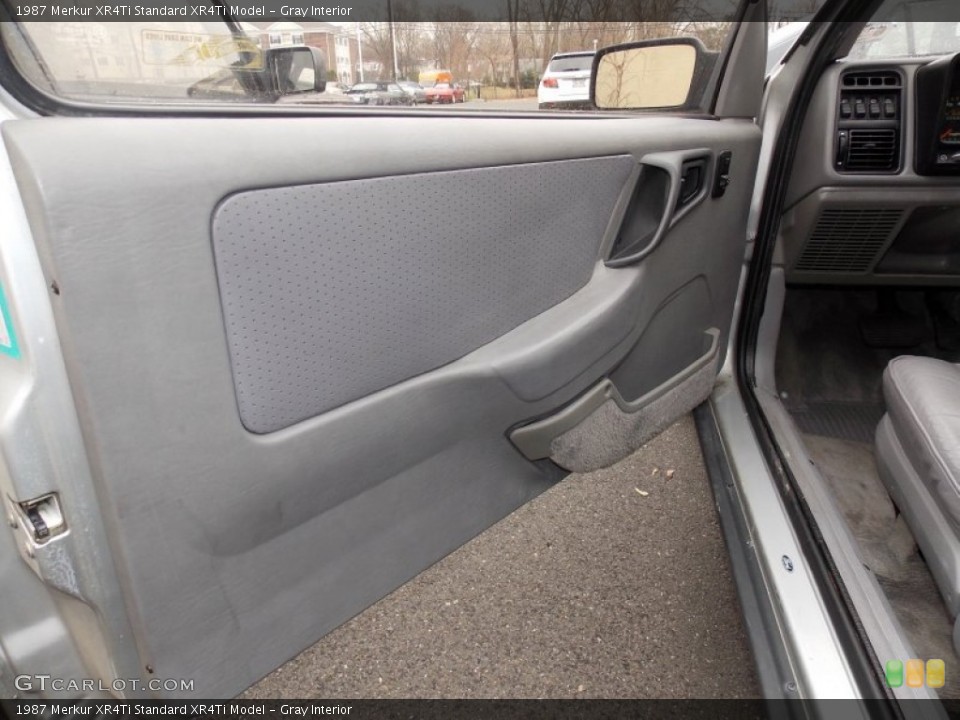 Gray Interior Door Panel for the 1987 Merkur XR4Ti  #88293327