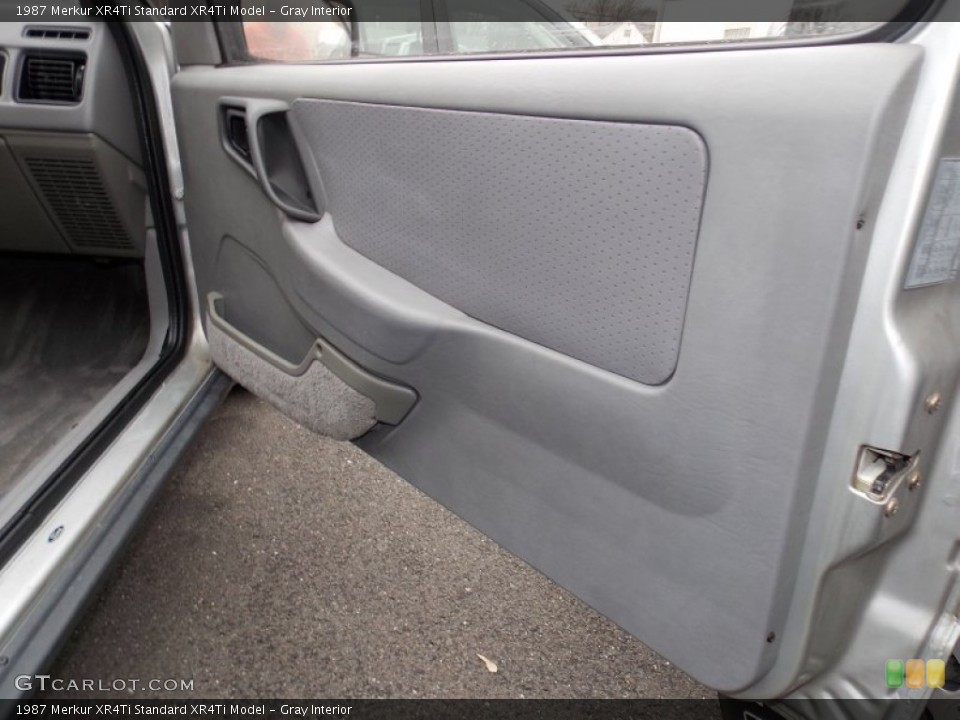 Gray Interior Door Panel for the 1987 Merkur XR4Ti  #88293429