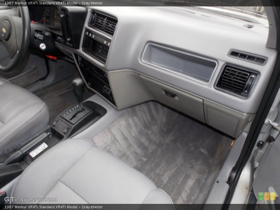 Gray Interior Dashboard for the 1987 Merkur XR4Ti  #88293474