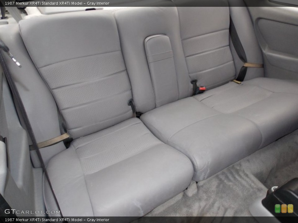 Gray Interior Rear Seat for the 1987 Merkur XR4Ti  #88293508