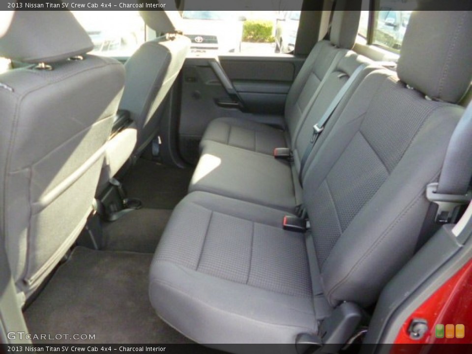 Charcoal Interior Rear Seat for the 2013 Nissan Titan SV Crew Cab 4x4 #88293609