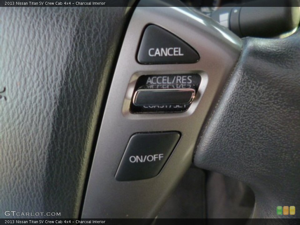 Charcoal Interior Controls for the 2013 Nissan Titan SV Crew Cab 4x4 #88293702