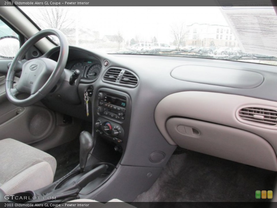 Pewter Interior Dashboard for the 2003 Oldsmobile Alero GL Coupe #88294035