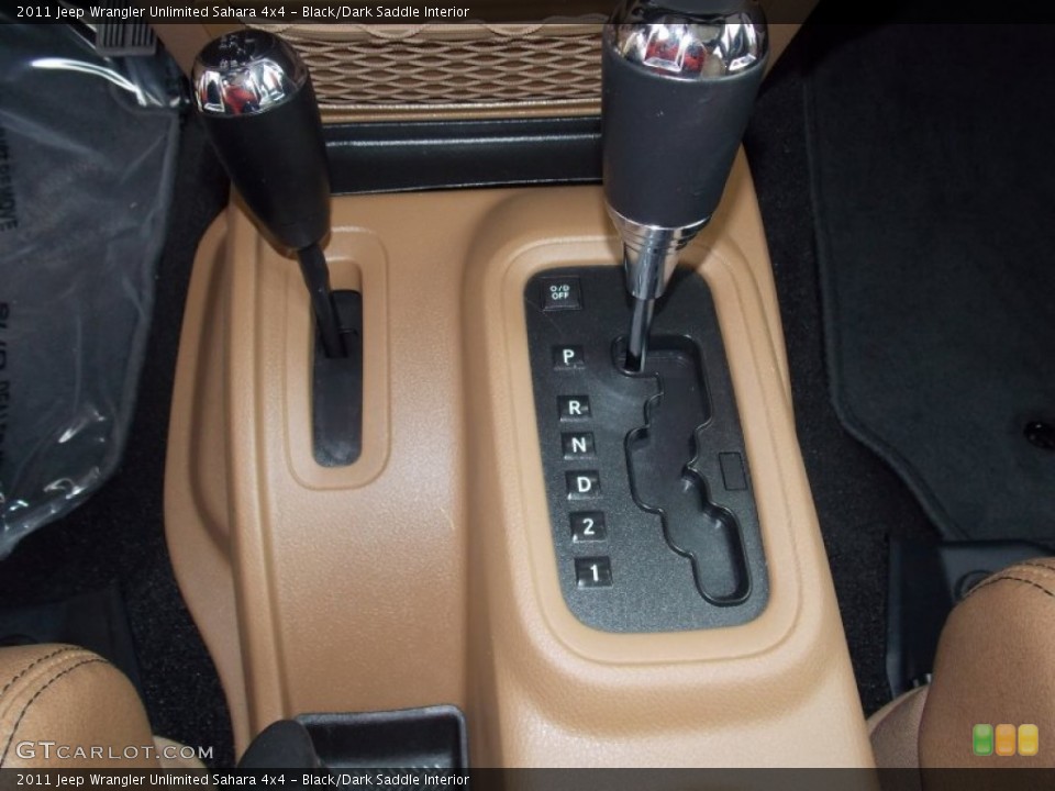 Black/Dark Saddle Interior Transmission for the 2011 Jeep Wrangler Unlimited Sahara 4x4 #88294393