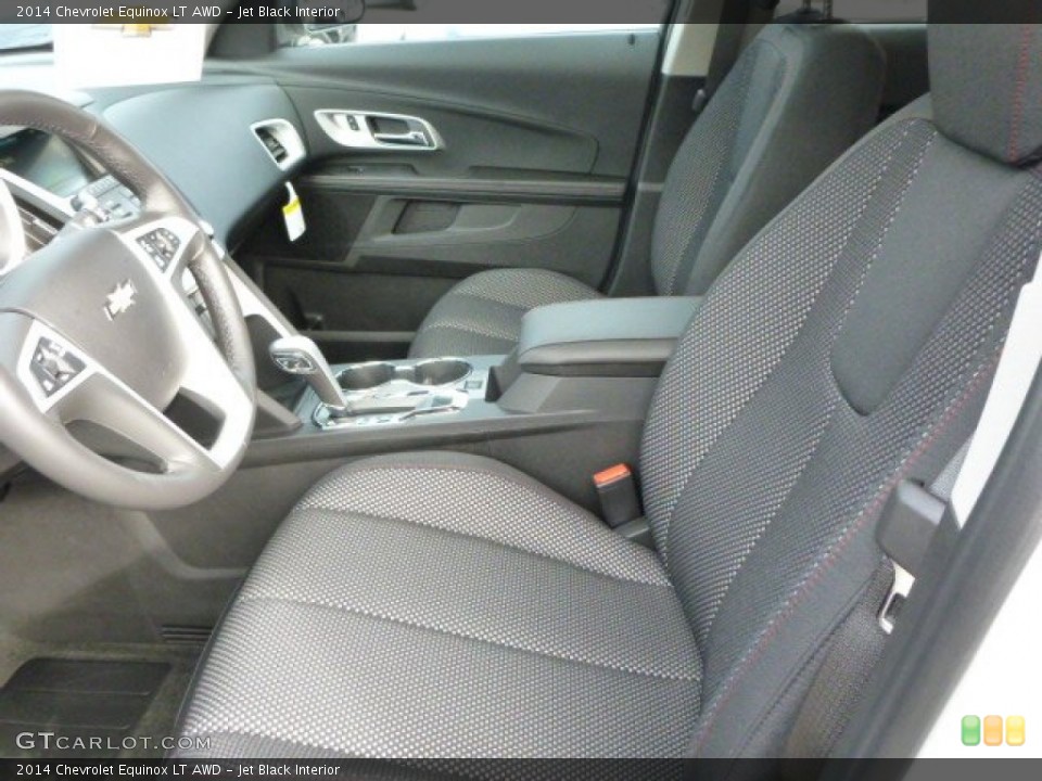 Jet Black Interior Front Seat for the 2014 Chevrolet Equinox LT AWD #88295100
