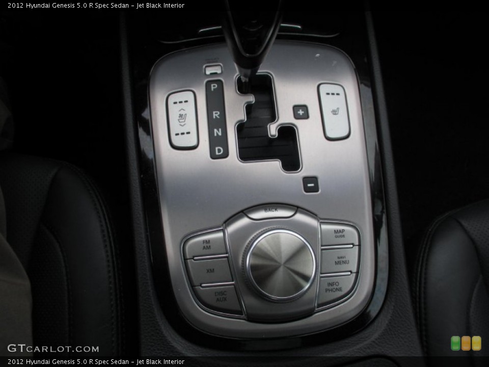 Jet Black Interior Transmission for the 2012 Hyundai Genesis 5.0 R Spec Sedan #88298999