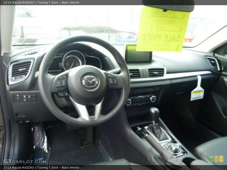Black Interior Dashboard for the 2014 Mazda MAZDA3 s Touring 5 Door #88299888