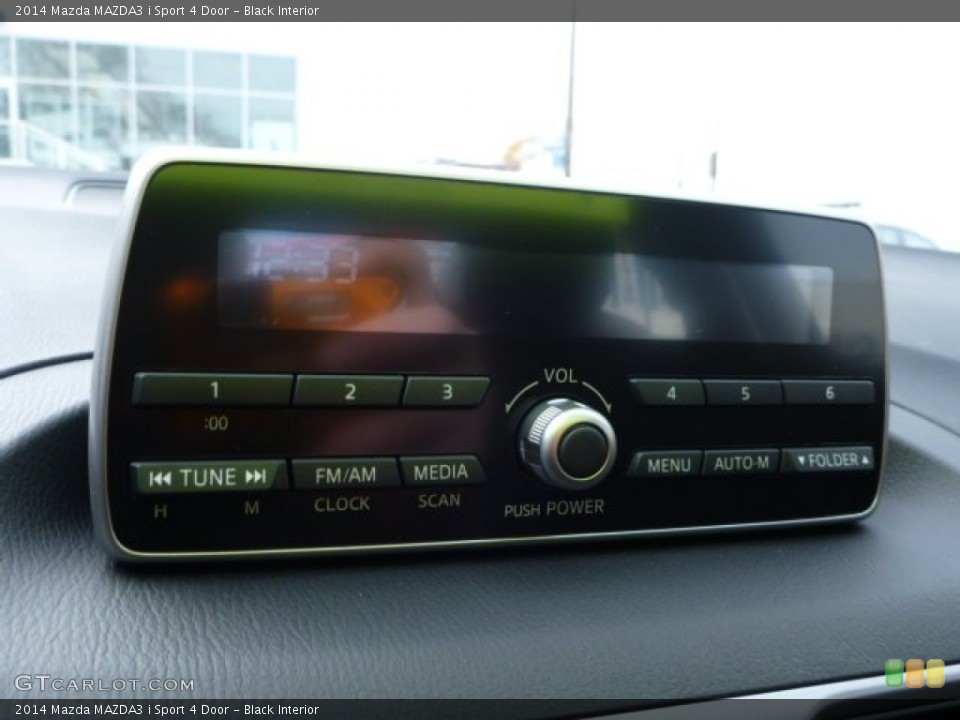 Black Interior Audio System for the 2014 Mazda MAZDA3 i Sport 4 Door #88300704
