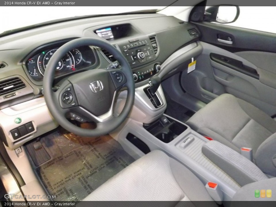 Gray Interior Prime Interior for the 2014 Honda CR-V EX AWD #88301055