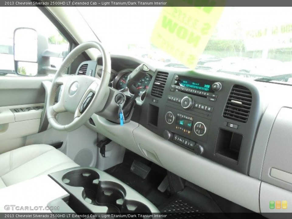 Light Titanium/Dark Titanium Interior Dashboard for the 2013 Chevrolet Silverado 2500HD LT Extended Cab #88302834