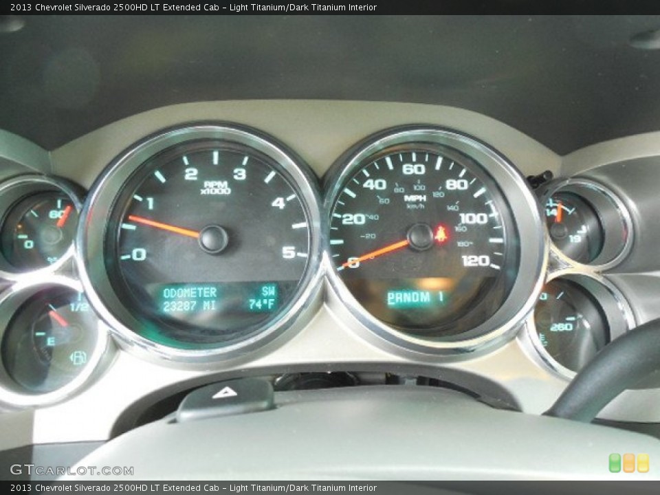 Light Titanium/Dark Titanium Interior Gauges for the 2013 Chevrolet Silverado 2500HD LT Extended Cab #88302963
