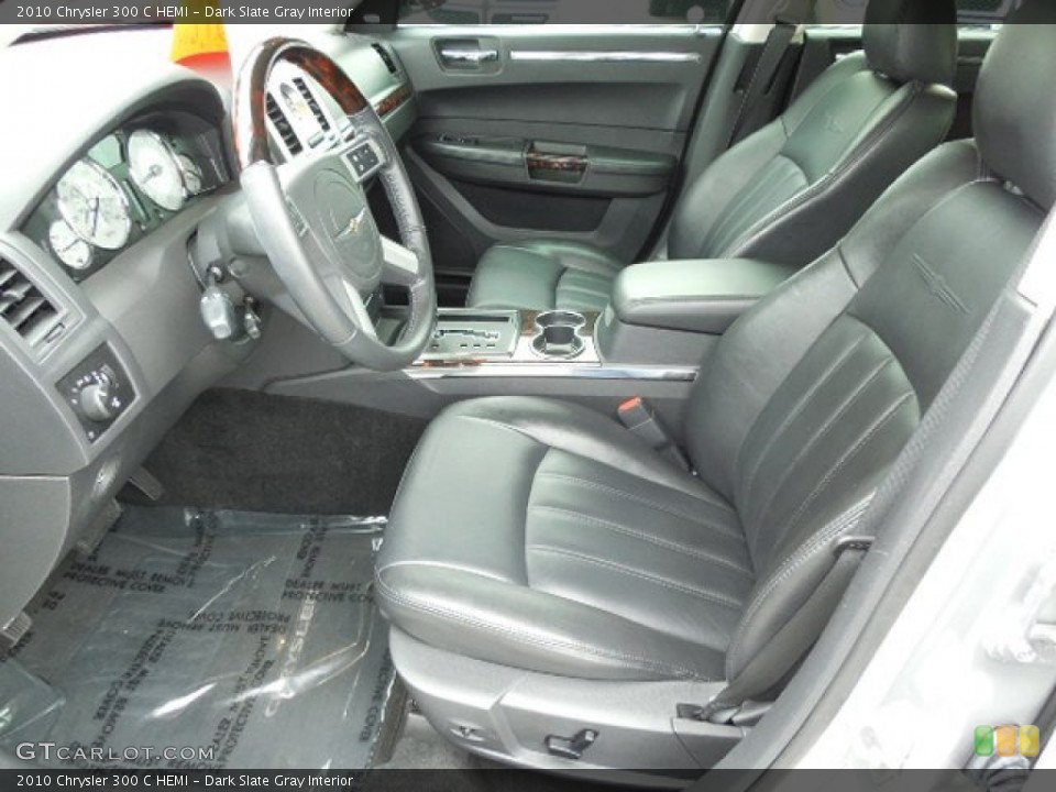 Dark Slate Gray Interior Front Seat for the 2010 Chrysler 300 C HEMI #88303869