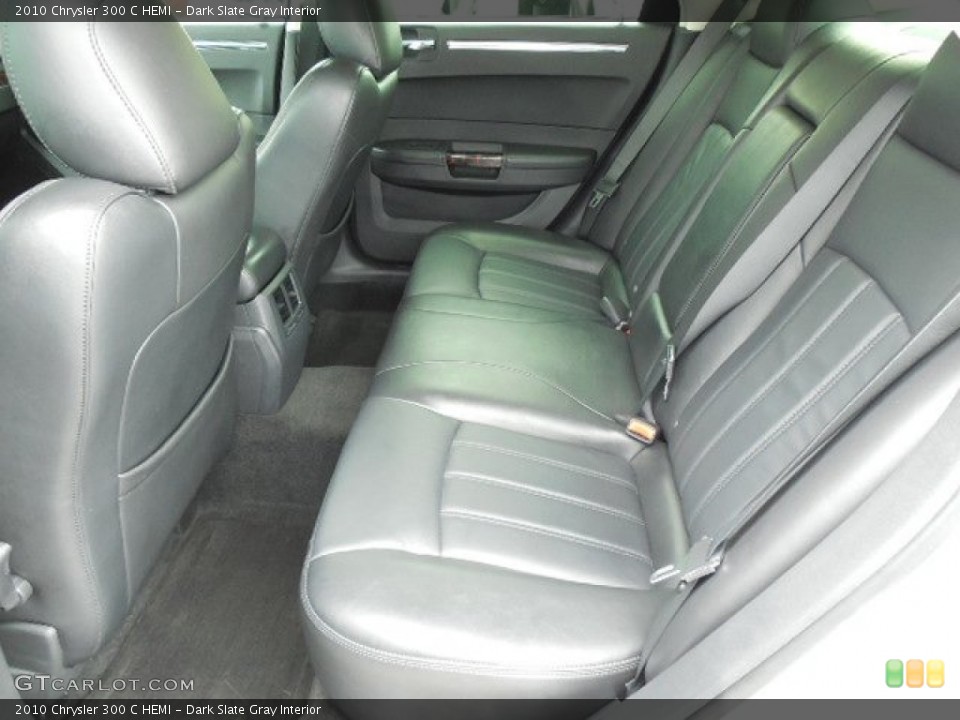 Dark Slate Gray Interior Rear Seat for the 2010 Chrysler 300 C HEMI #88303905