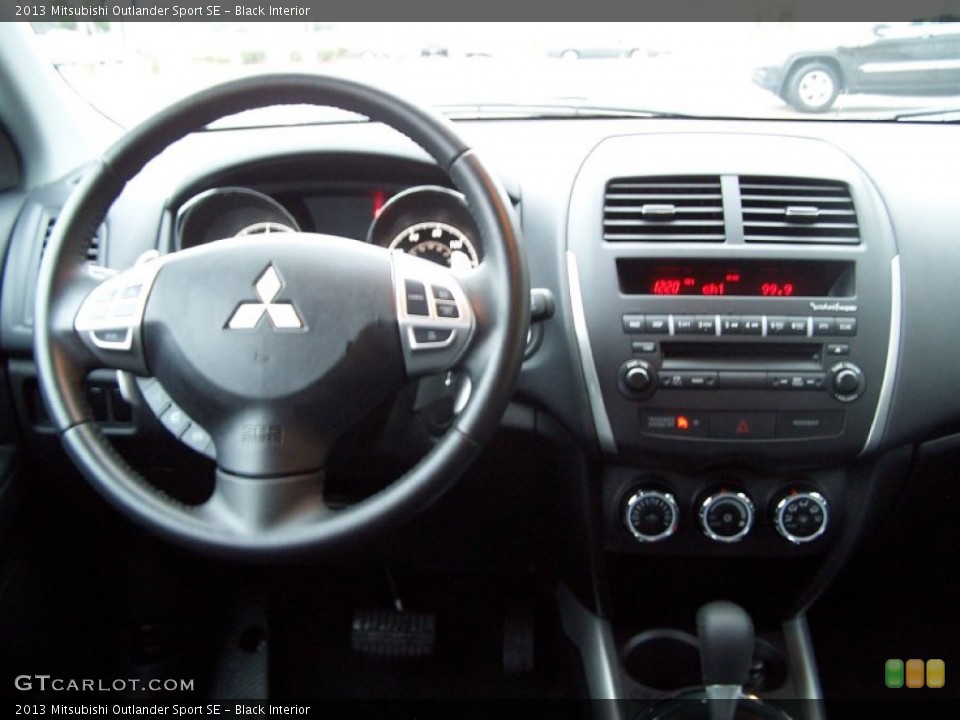 Black Interior Dashboard for the 2013 Mitsubishi Outlander Sport SE #88311025