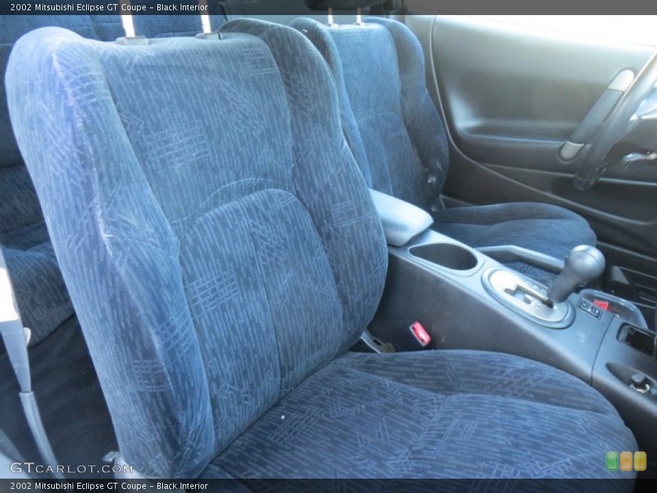 Black Interior Front Seat for the 2002 Mitsubishi Eclipse GT Coupe #88313156