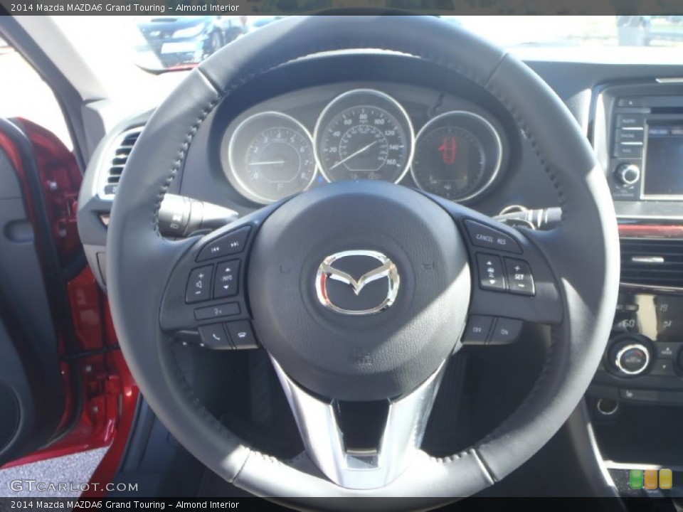 Almond Interior Steering Wheel for the 2014 Mazda MAZDA6 Grand Touring #88313245