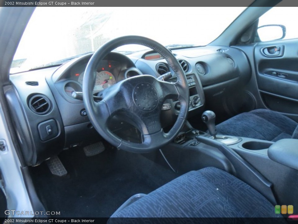 Black Interior Prime Interior for the 2002 Mitsubishi Eclipse GT Coupe #88313258