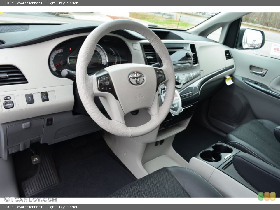 Light Gray Interior Prime Interior for the 2014 Toyota Sienna SE #88315519