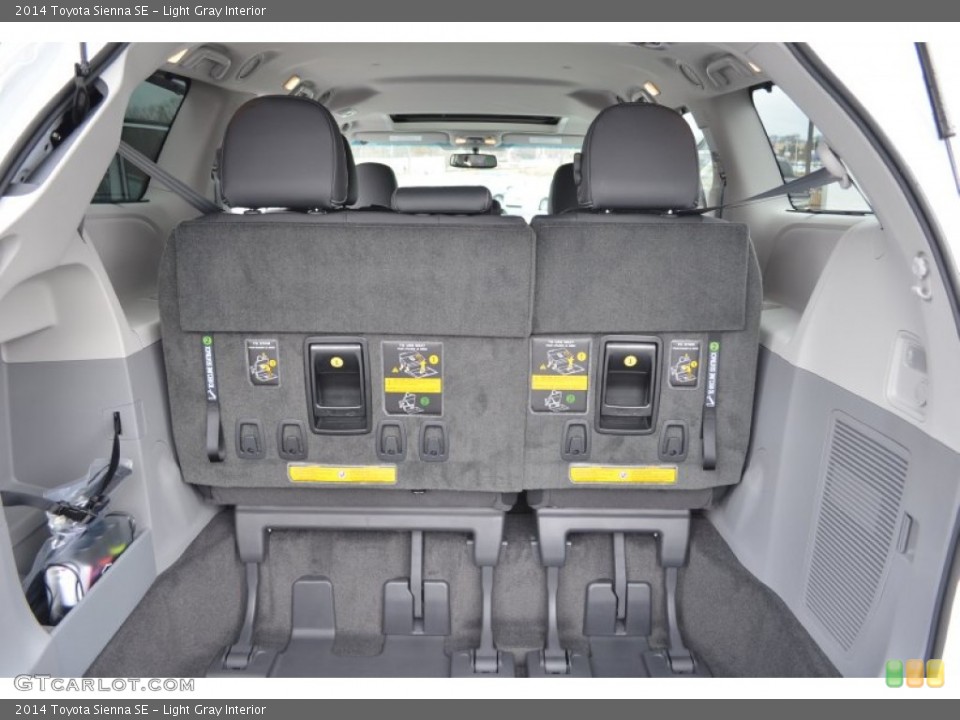 Light Gray Interior Trunk for the 2014 Toyota Sienna SE #88315568