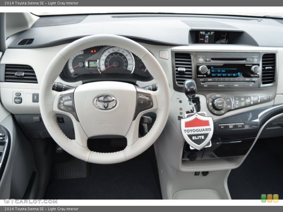 Light Gray Interior Dashboard for the 2014 Toyota Sienna SE #88315717