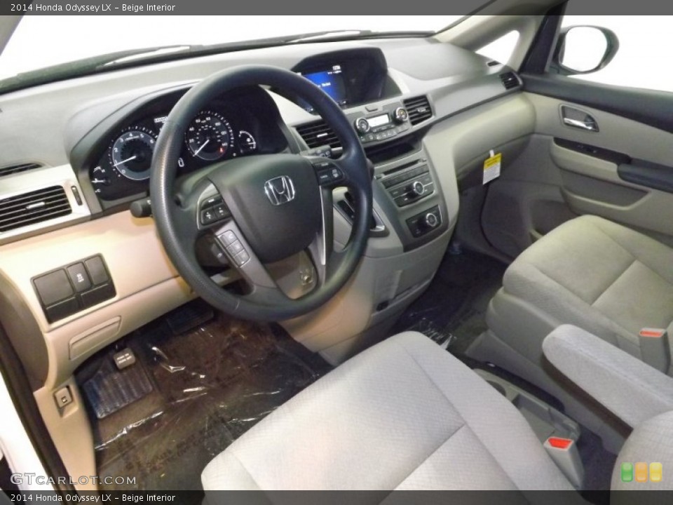 Beige 2014 Honda Odyssey Interiors