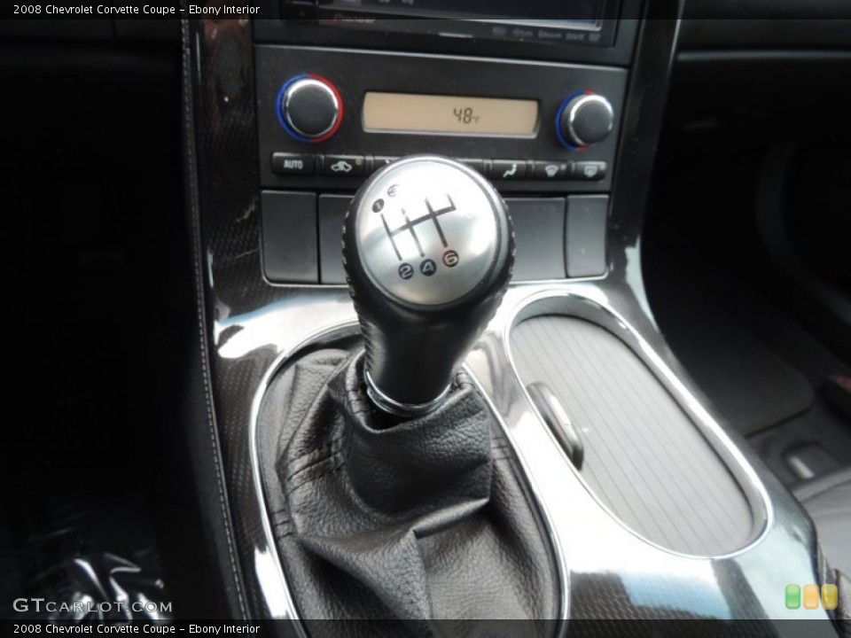 Ebony Interior Transmission for the 2008 Chevrolet Corvette Coupe #88319590
