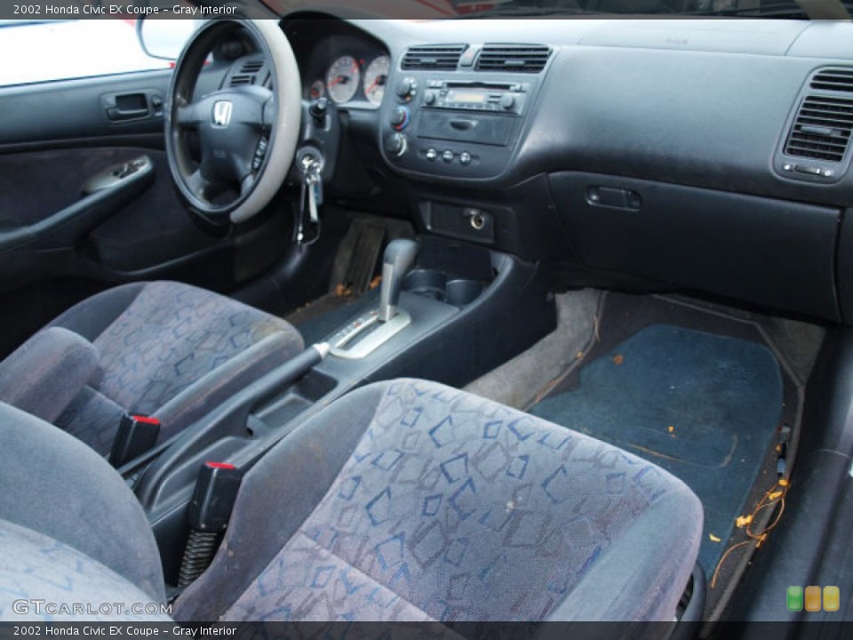 Gray Interior Photo for the 2002 Honda Civic EX Coupe #88320160